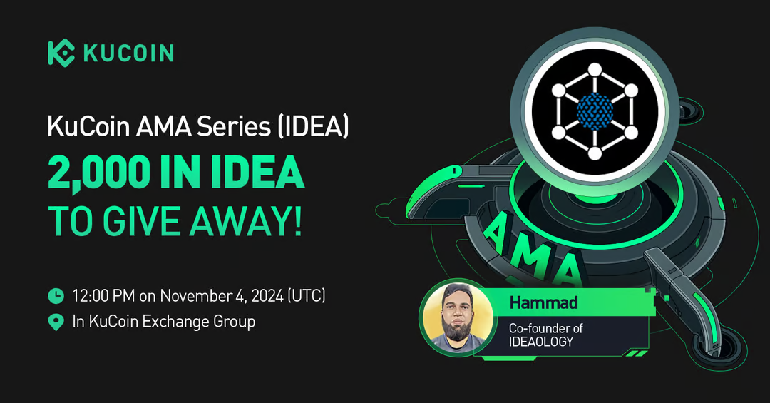 Get Ready for Ideaology's KuCoin AMA: $2,000 IDEA Token Giveaway Inside!