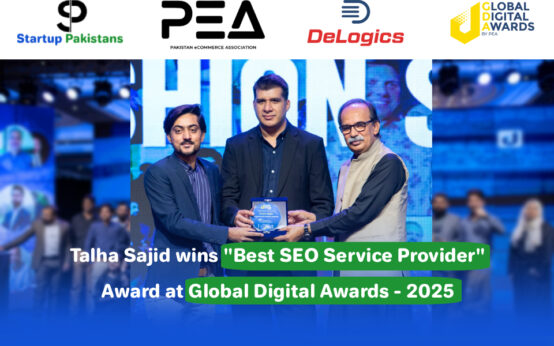 Talha Sajid wins "Best SEO Service Provider" Award at Global Digital Awards - 2025